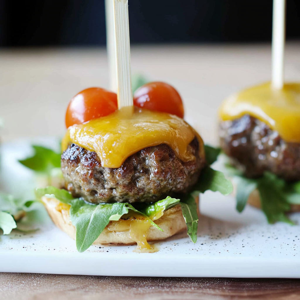 Recipe preparation for Cheeseburger Meatballs Ever
