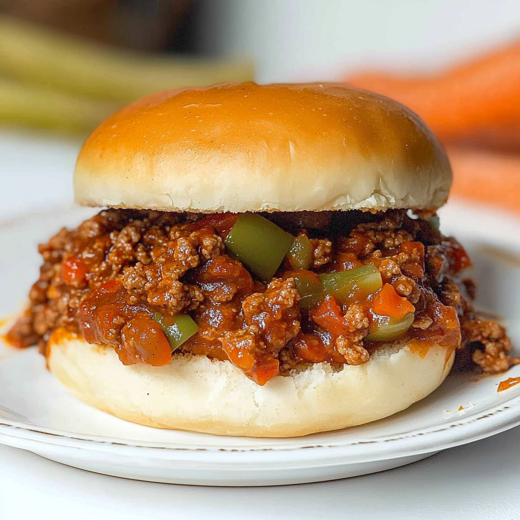 Recipe preparation for Healthy Sloppy Joes