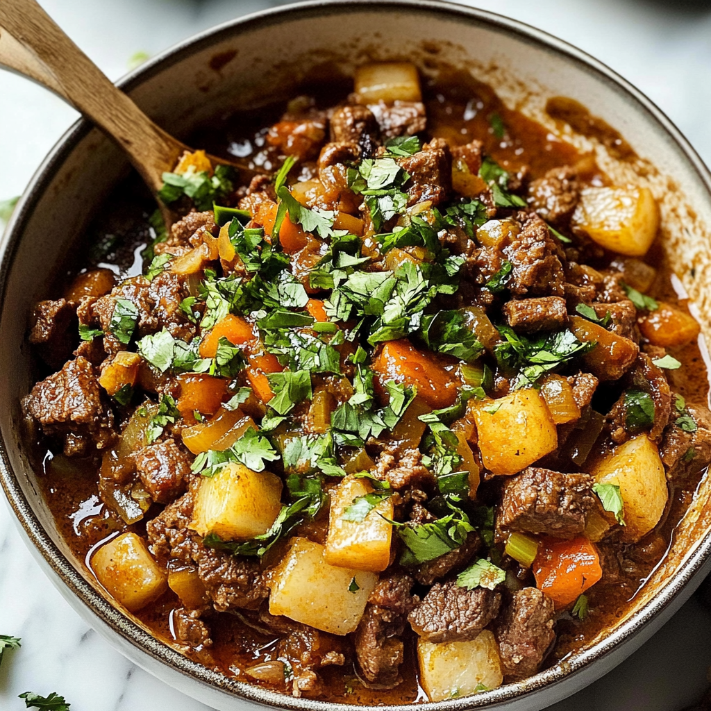 Recipe preparation for Picadillo Beef Recipe