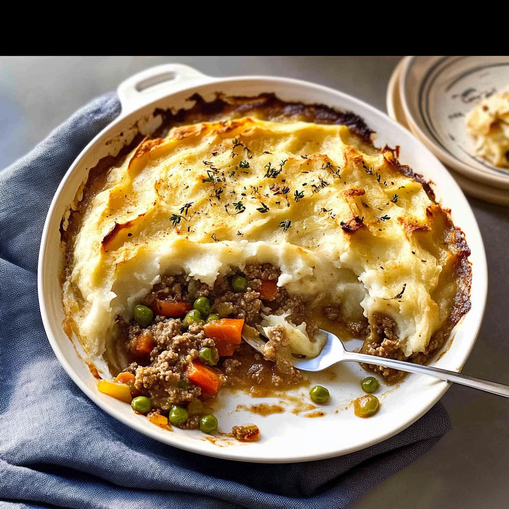 Recipe preparation for Shepherd's Pie