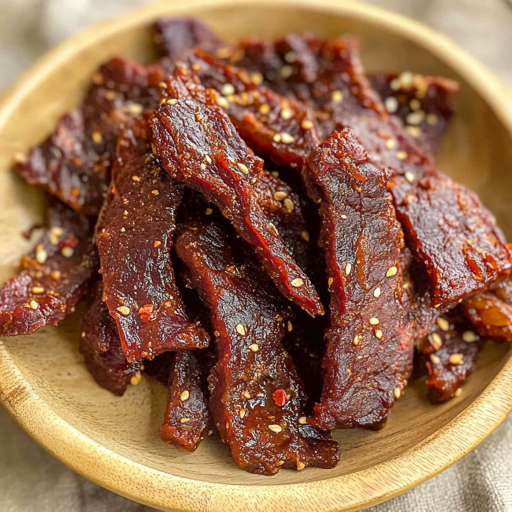 Recipe preparation for Beef Jerky