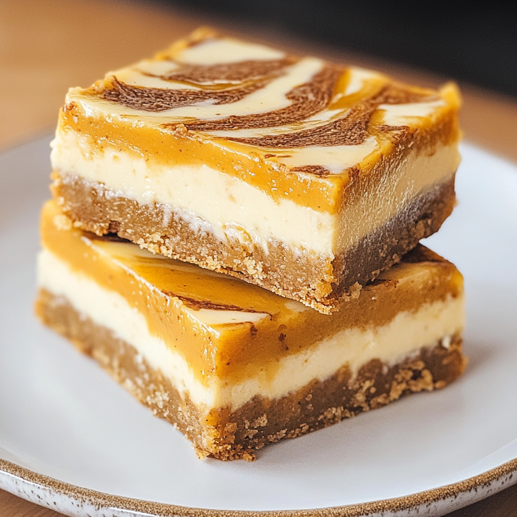 Recipe preparation for Pumpkin Pie Chess Bars