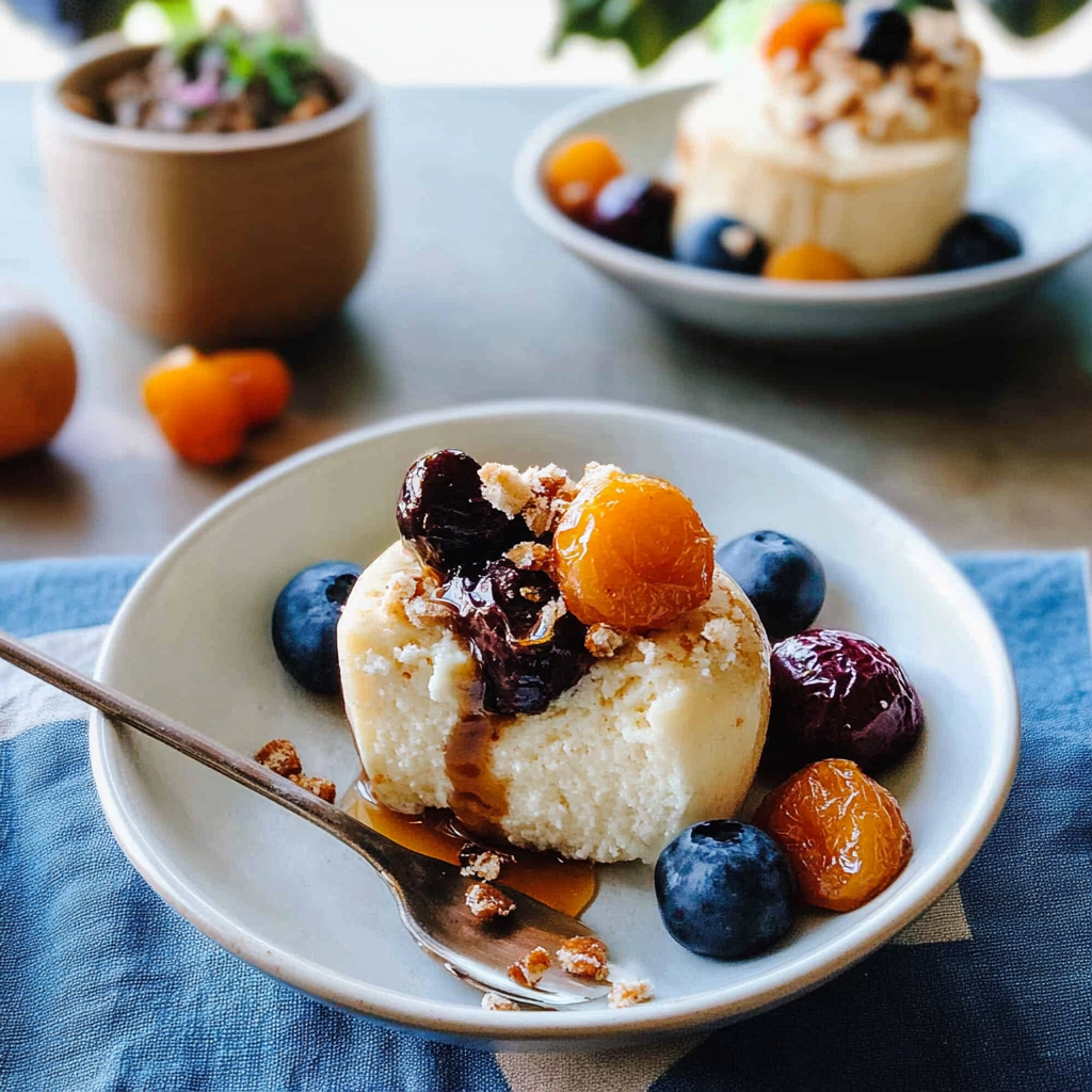 Recipe preparation for Pouding Chômeur with Date Syrup