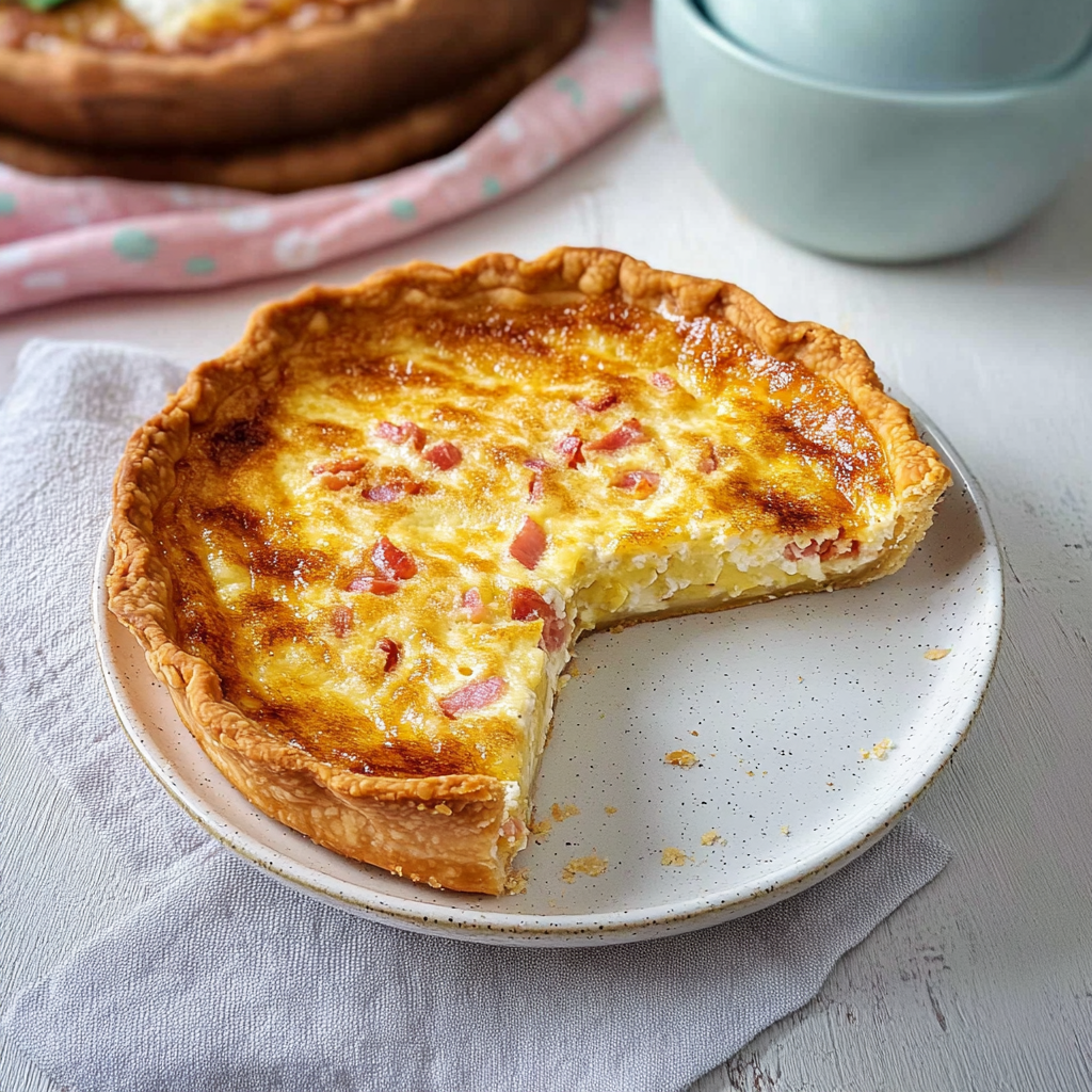 Recipe preparation for Easy Tuna Breakfast Quiche
