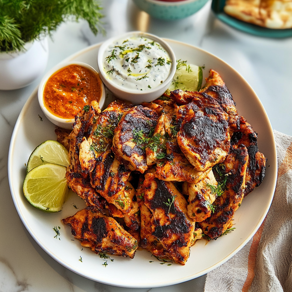 Recipe preparation for Chicken Shawarma