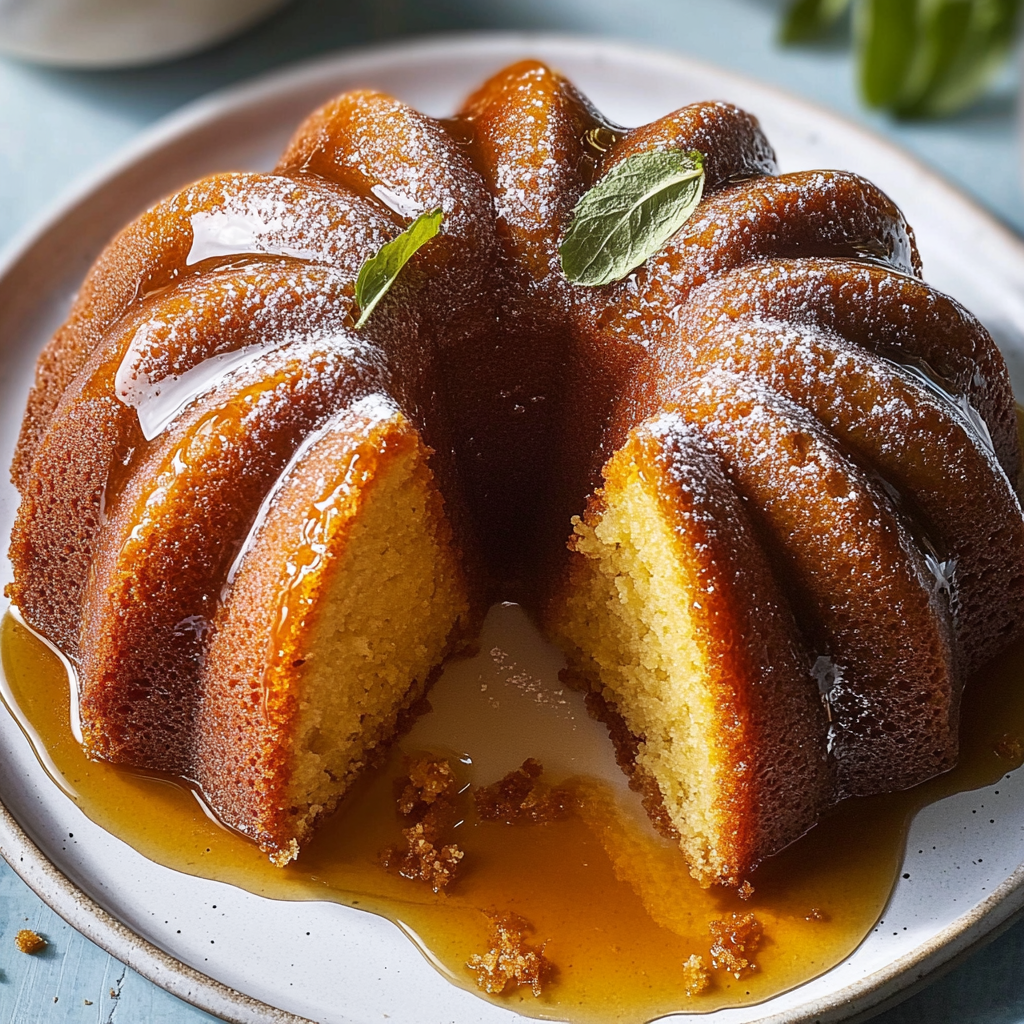 Recipe preparation for Rum Cake