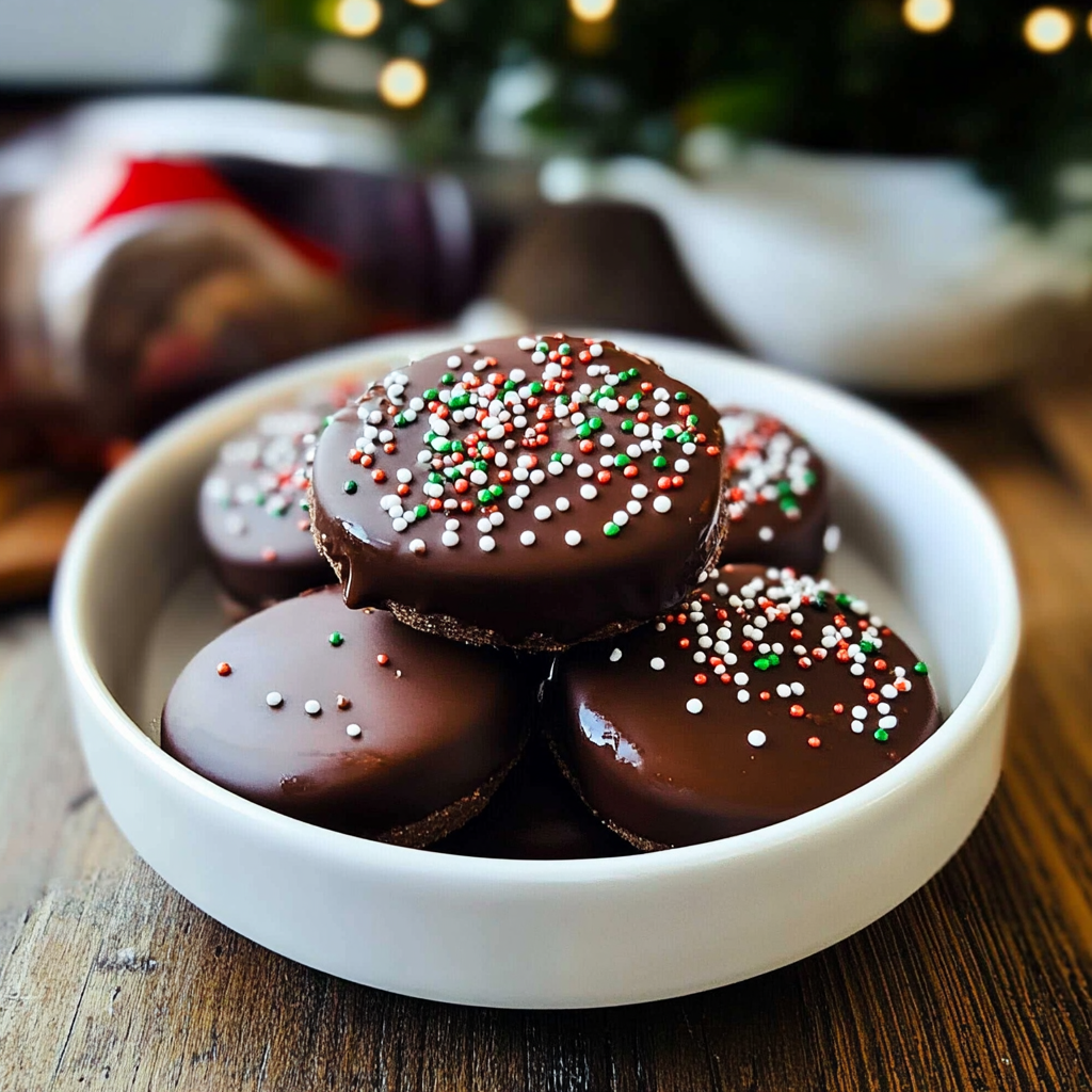 Recipe preparation for Homemade Peppermint Patties