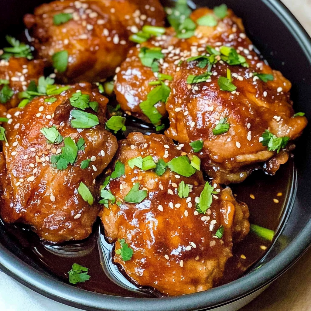 Recipe preparation for Slow Cooker Mongolian Chicken