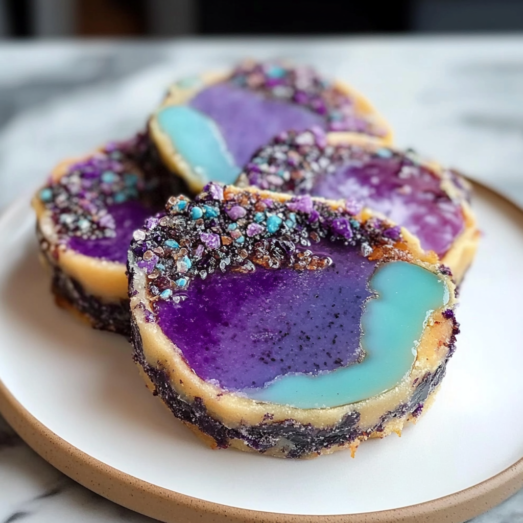 Recipe preparation for Geode Cookies