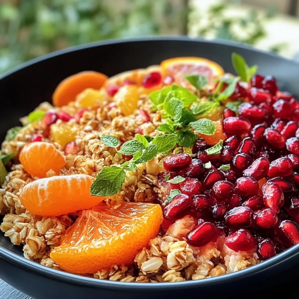 Winter Citrus and Pomegranate Grain Bowl
