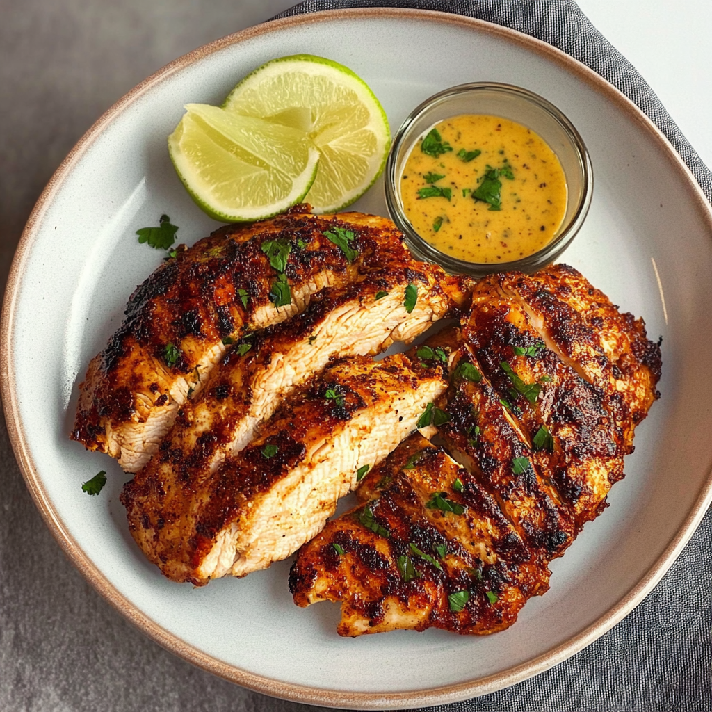 Recipe preparation for blackened chicken