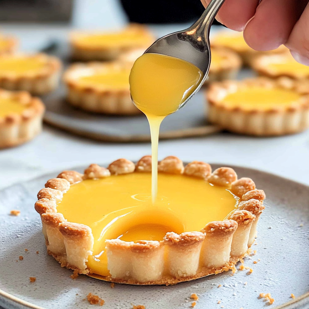 Recipe preparation for Mini Lemon Curd Tart