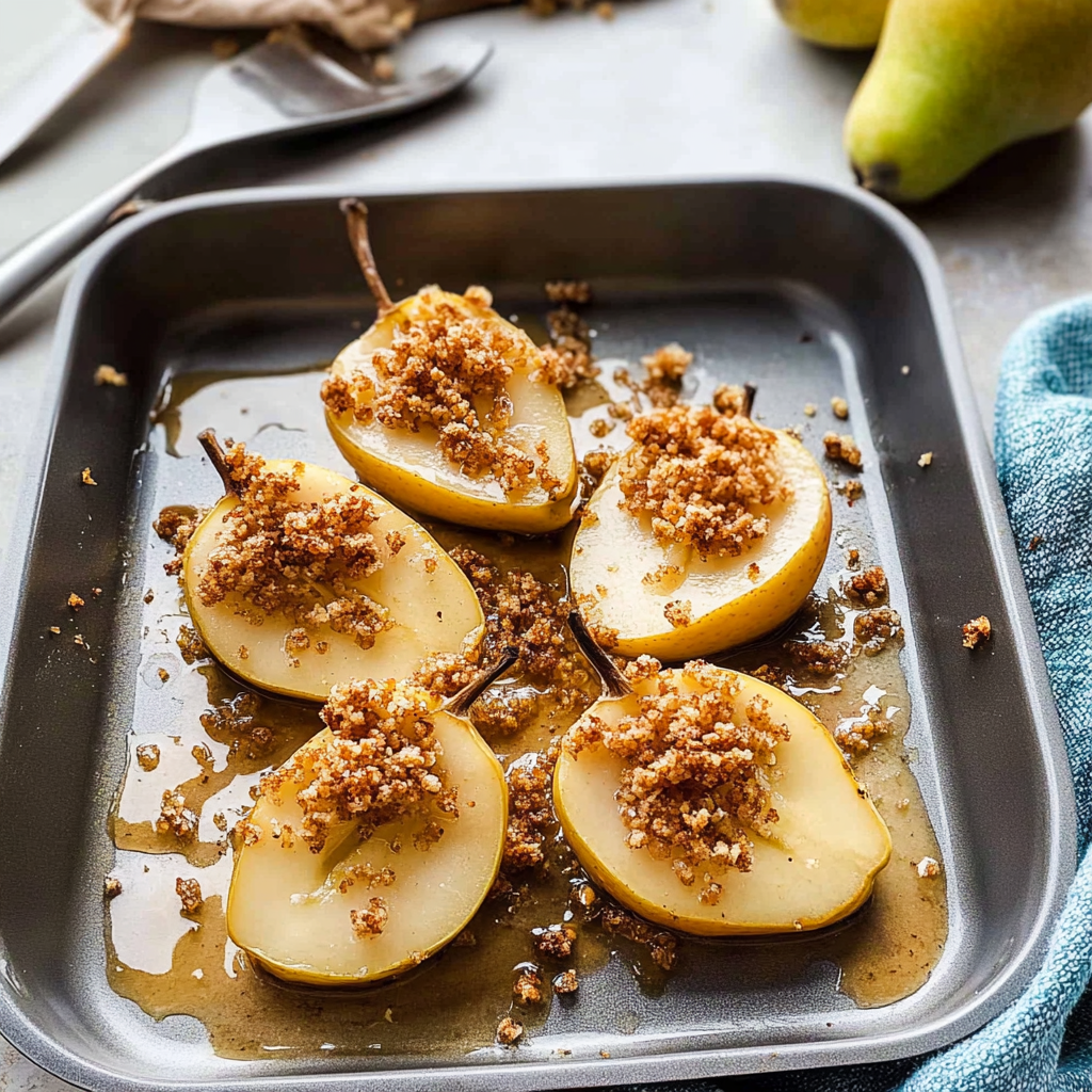 Recipe preparation for Baked Pears