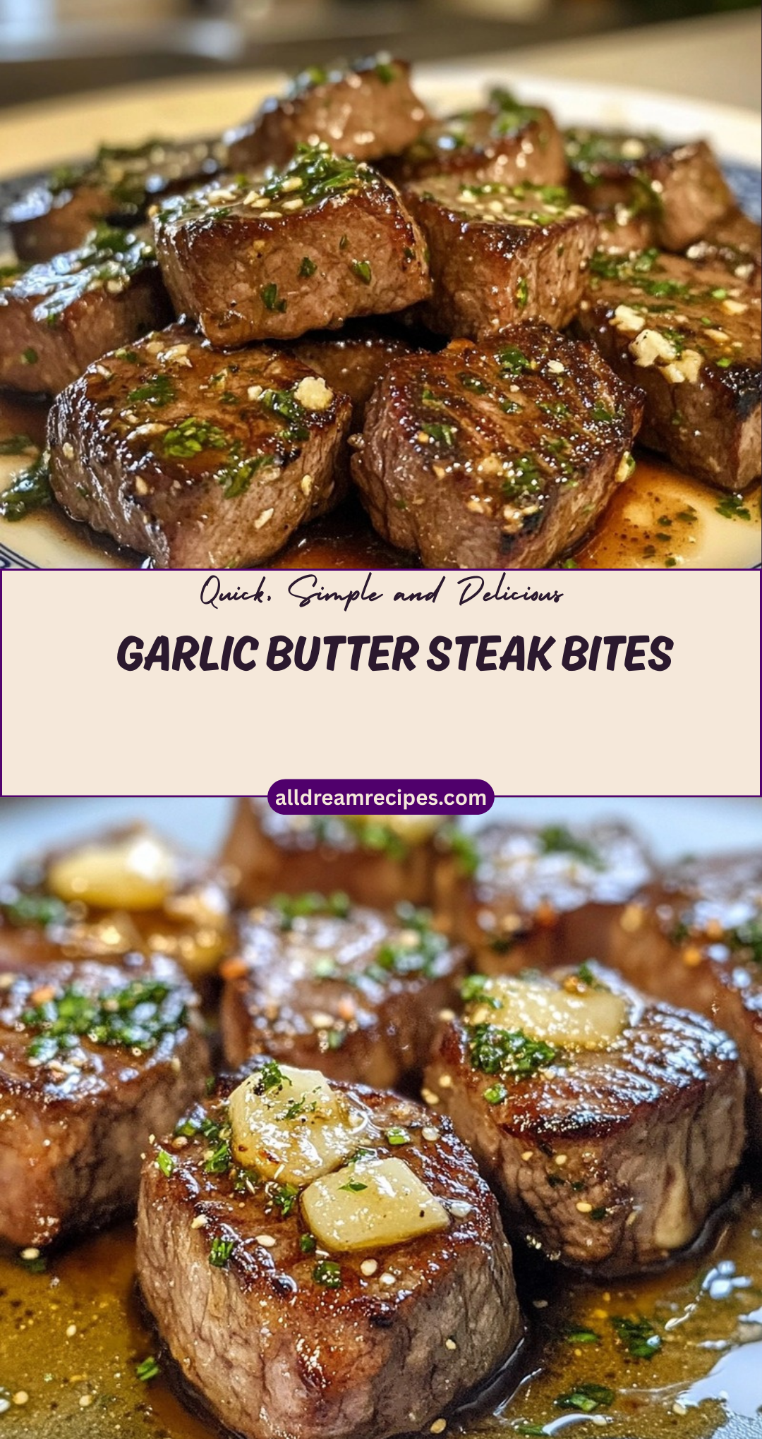 Garlic Butter Steak Bites