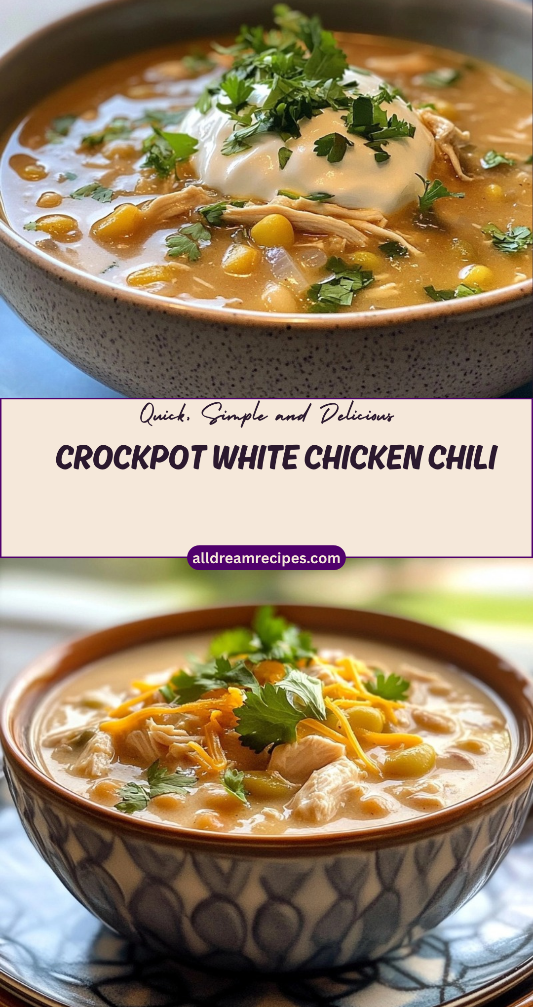 Crockpot White Chicken Chili