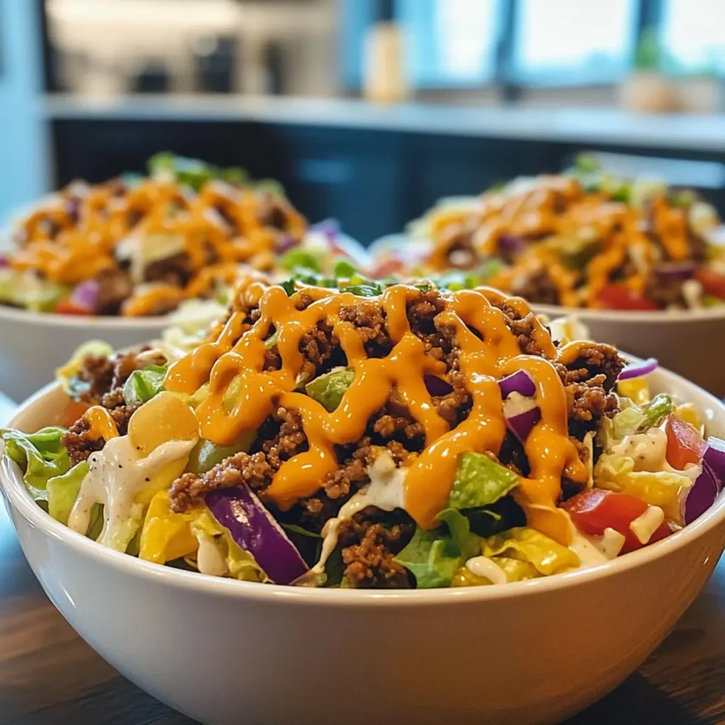 Big Mac Salad Bowls