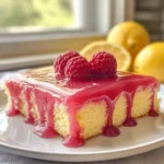 Lemon Raspberry Sheet Cake