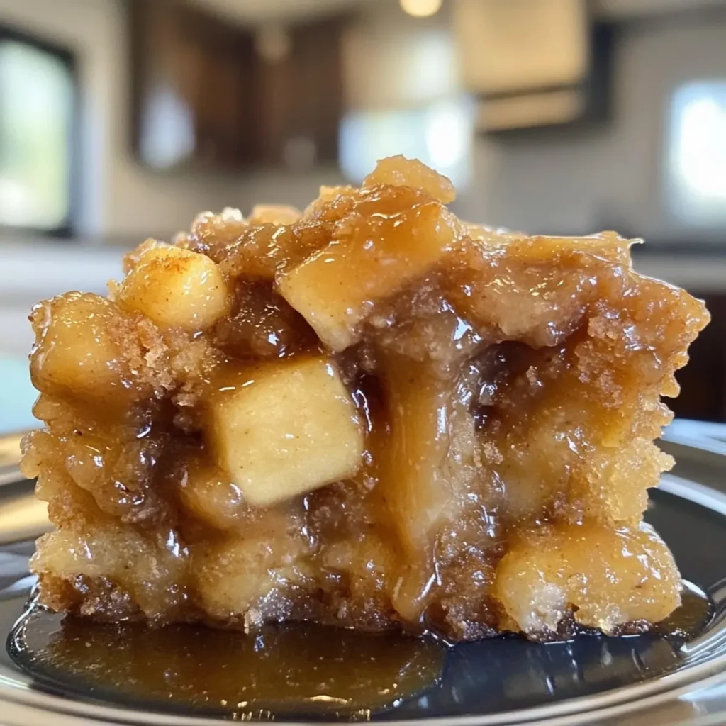 Slow Cooker Apple Pie Dump Cake