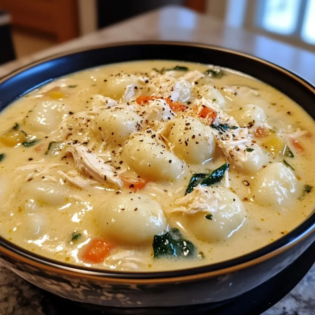 Creamy Chicken Gnocchi Soup
