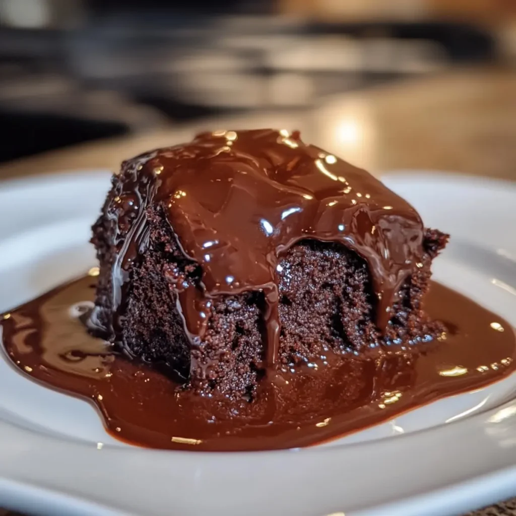 Slow Cooker Chocolate Lava Cake