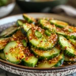 Smashed Cucumber Salad with Chili Oil