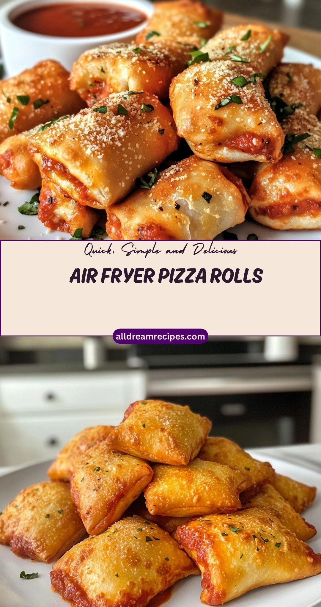 Air Fryer Pizza Rolls
