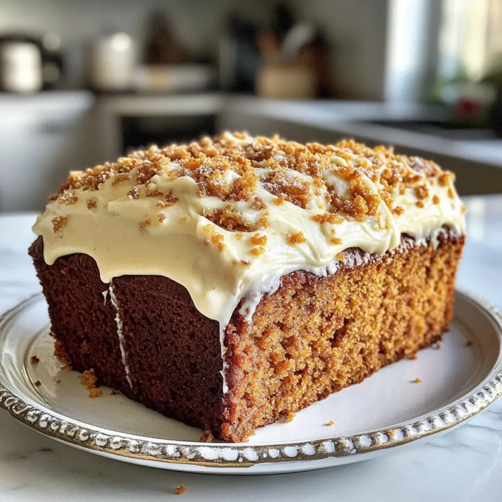Carrot Cake Loaf with Cream Cheese Frosting