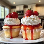Strawberry Shortcake Cupcakes