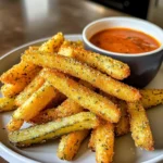 Pickle Fries with Spicy Dipping Sauce