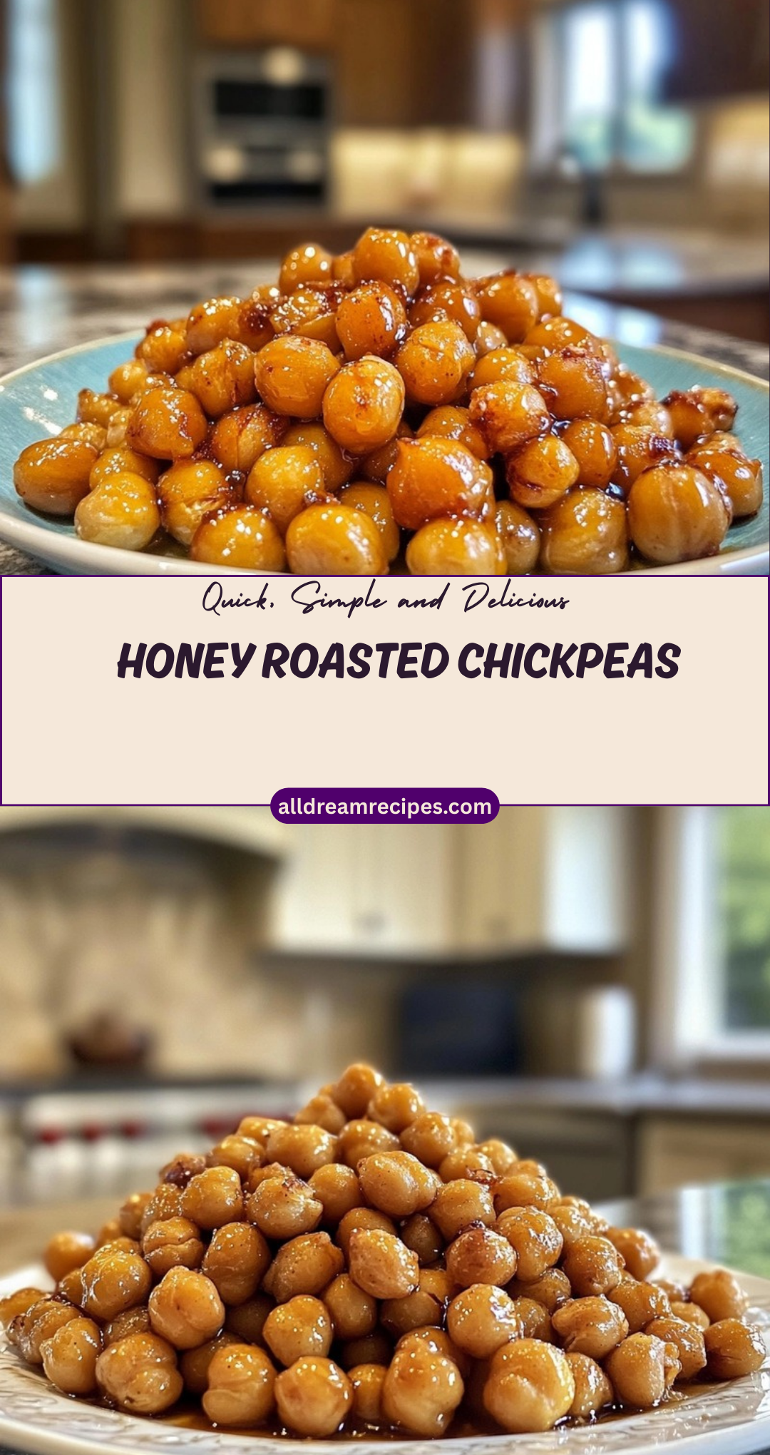 Honey Roasted Chickpeas