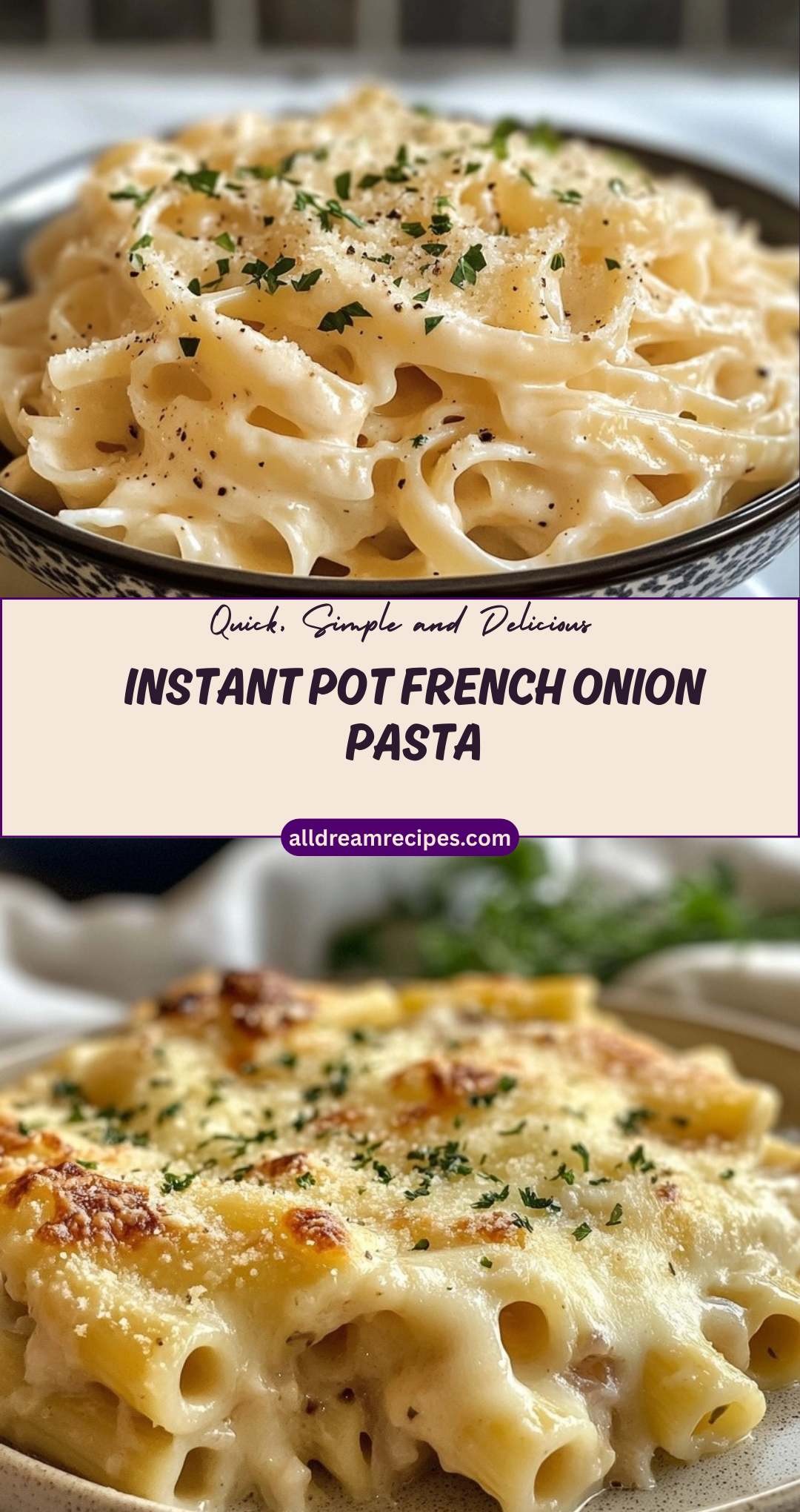 Instant Pot French Onion Pasta