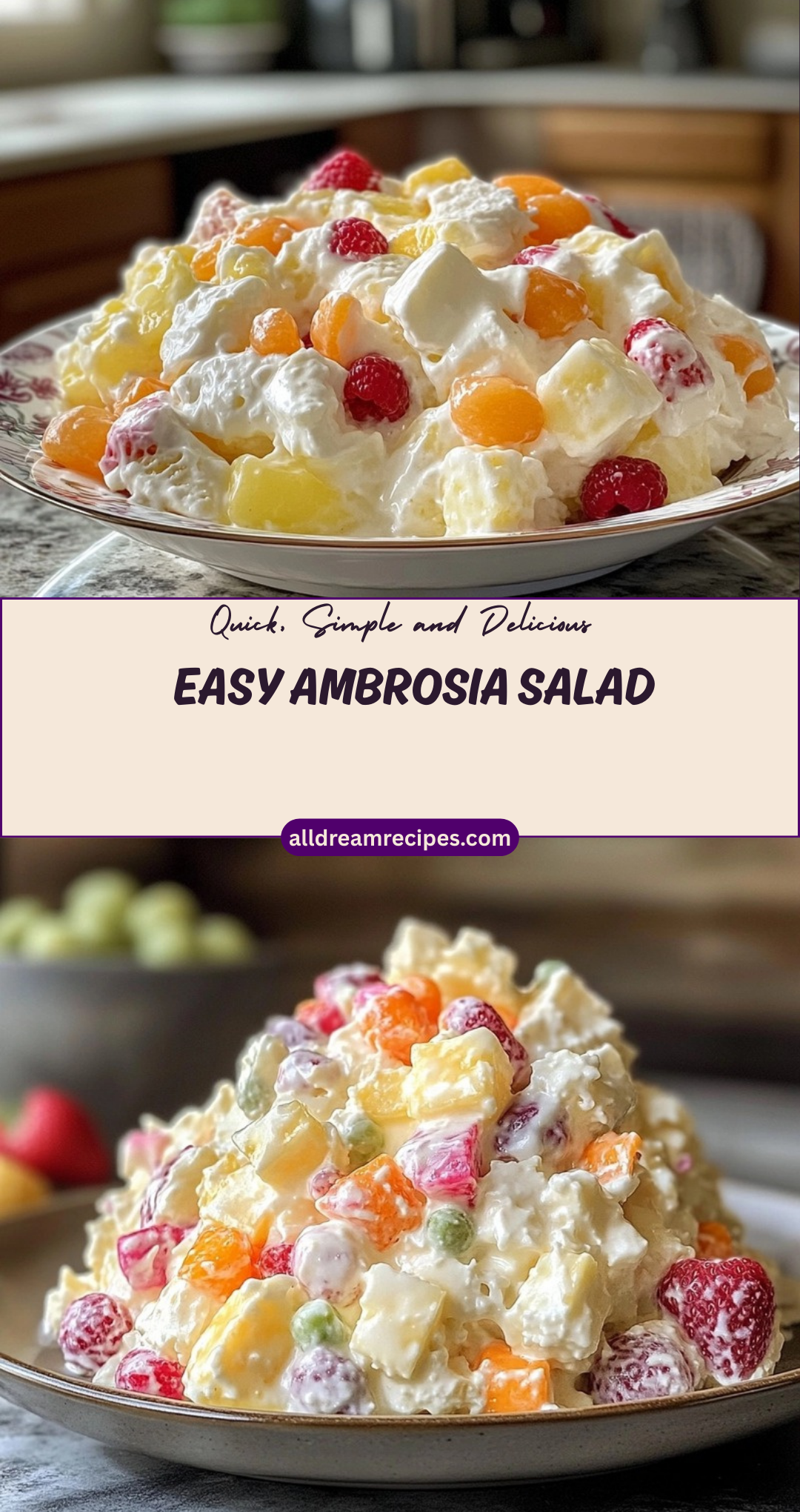 Easy Ambrosia Salad