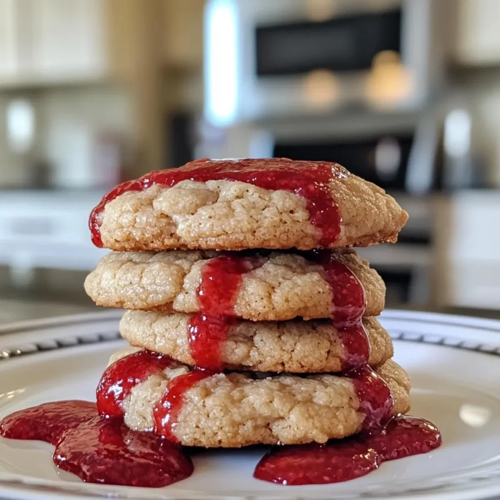 Strawberry Kiss Cookies