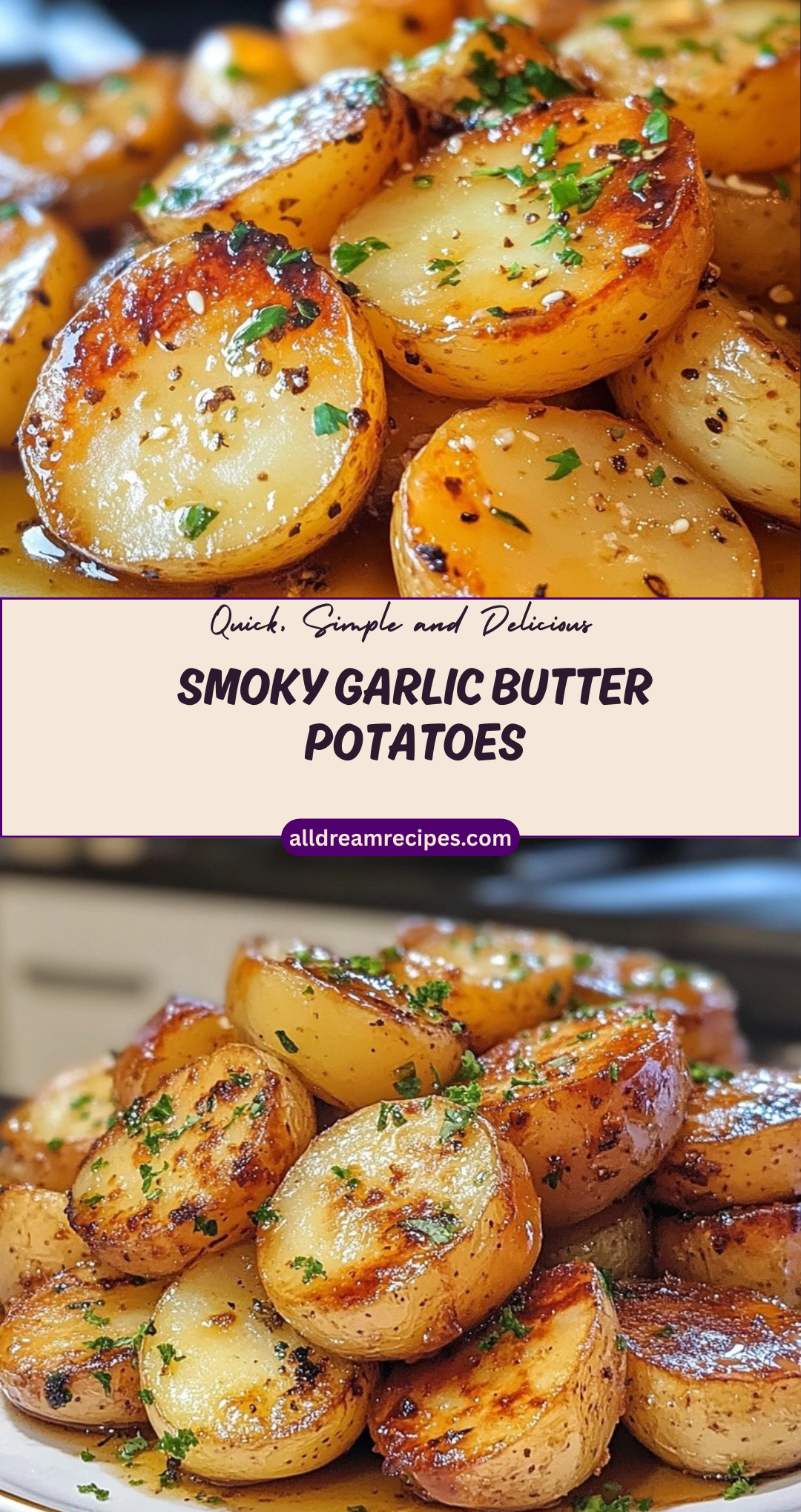 Smoky Garlic Butter Potatoes