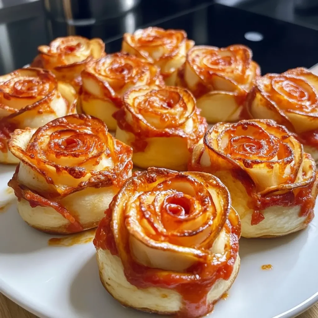 Pizza Roses for Valentine’s Day
