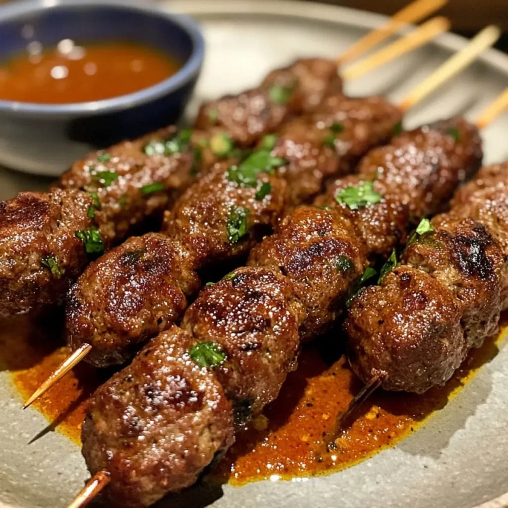 Spiced Lamb Kofta Skewers