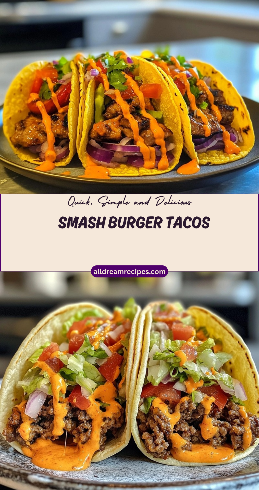 Smash Burger Tacos