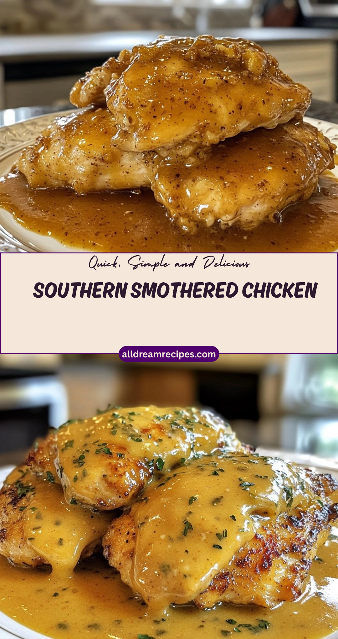 Southern Smothered Chicken