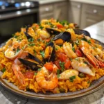 Classic Spanish Seafood Paella