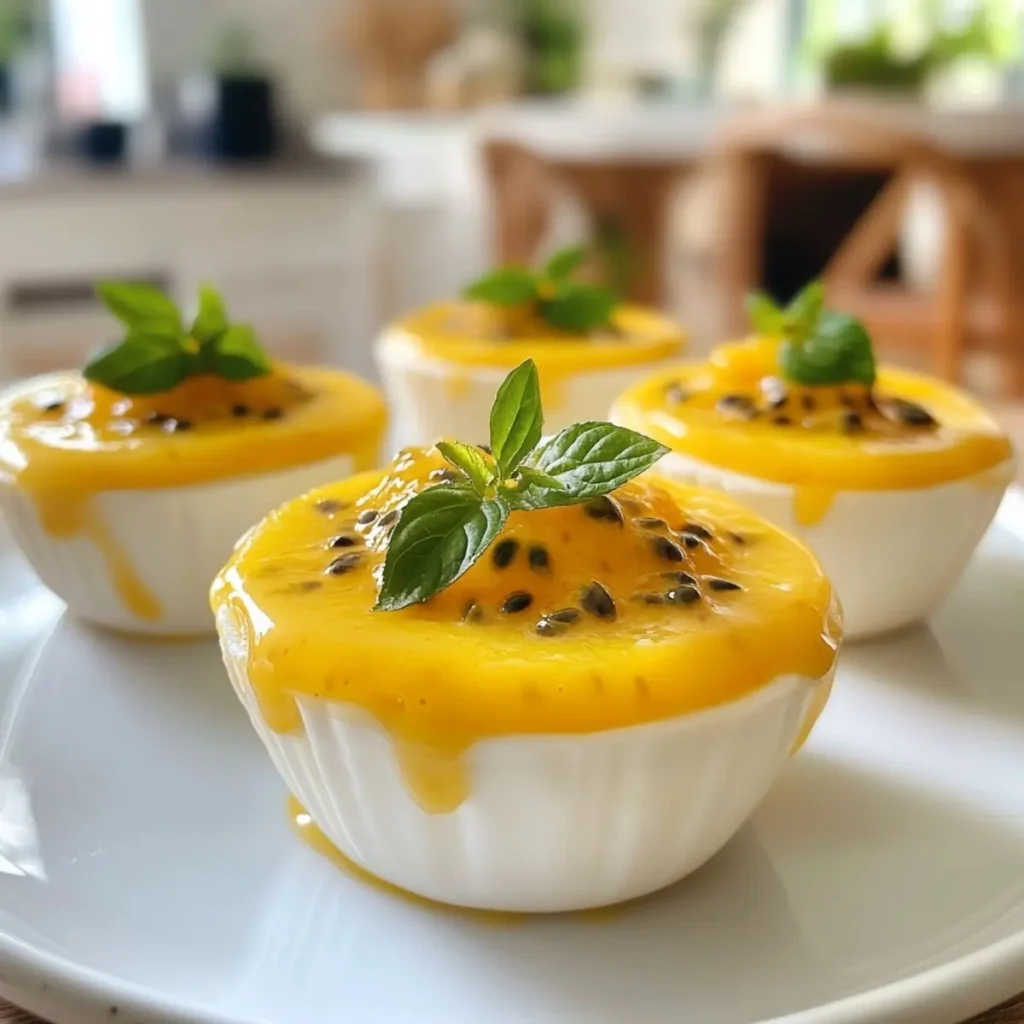 Brazilian Passionfruit Mousse Cups