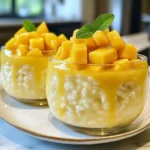 Mango Sticky Rice Dessert Jars