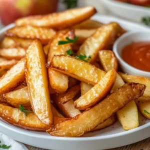 Crispy Air Fryer Apple Fries