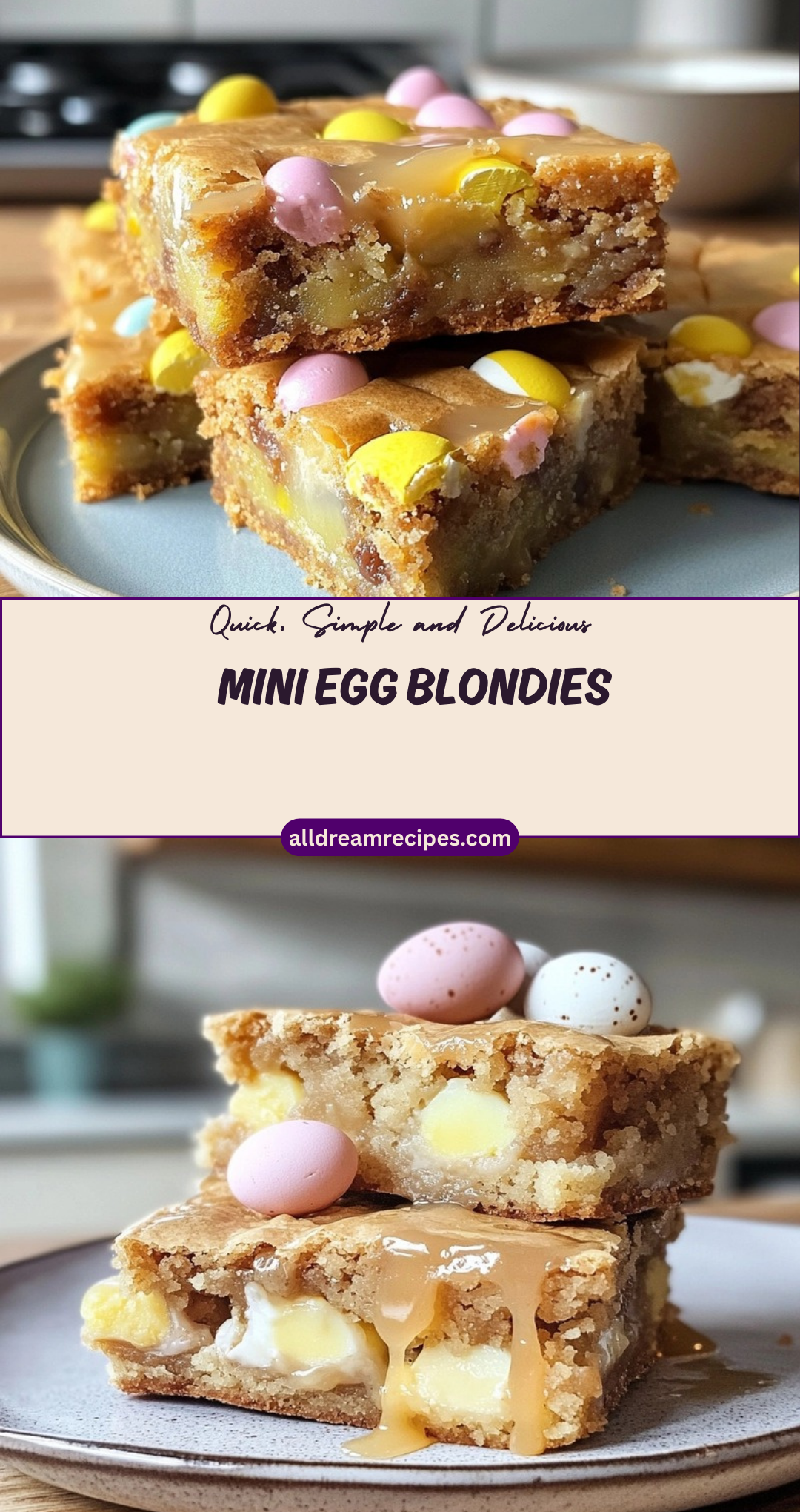 Mini Egg Blondies