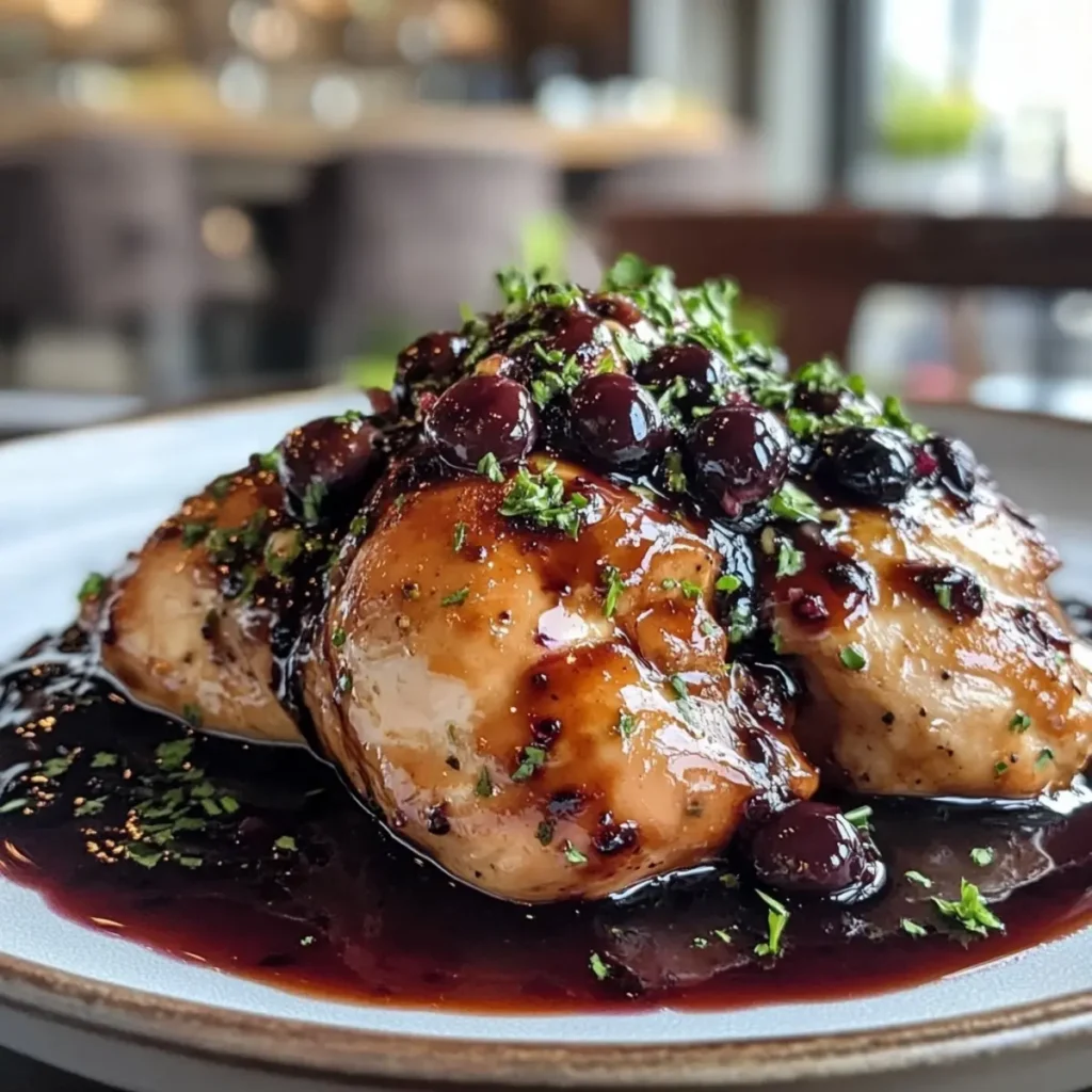 Meltdown Chicken with Blackberry Heat Sauce