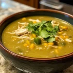 Green Chile Chicken Enchilada Soup