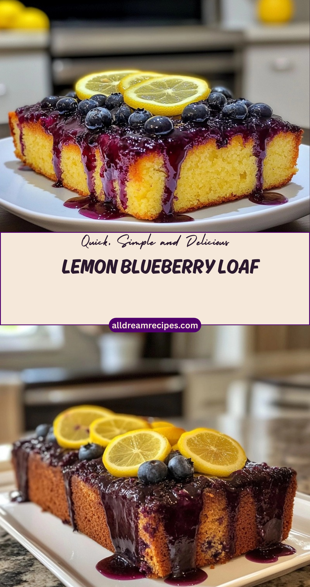 Lemon Blueberry Loaf
