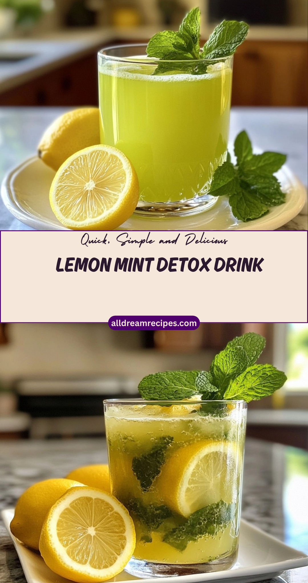 Lemon Mint Detox Drink