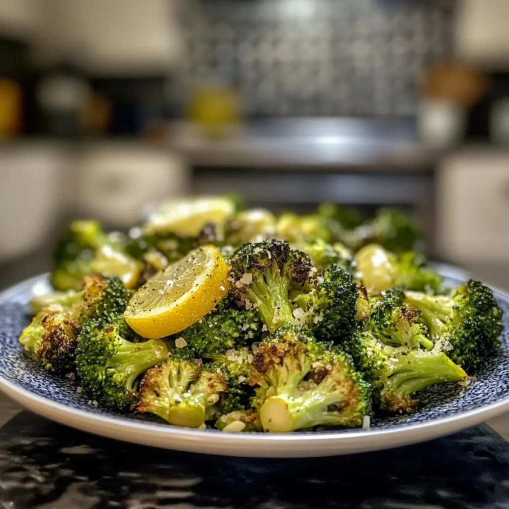 Roasted Lemon Garlic Broccoli