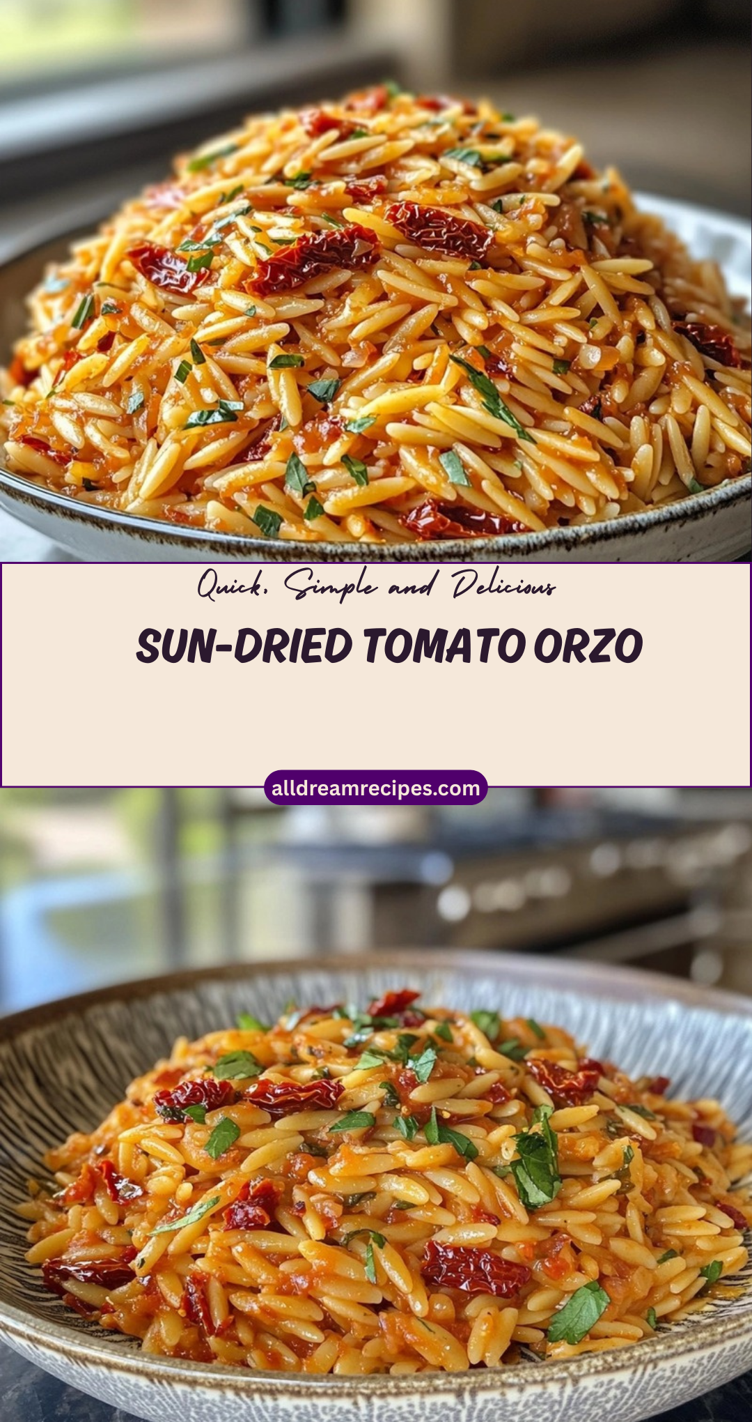 Sun-Dried Tomato Orzo