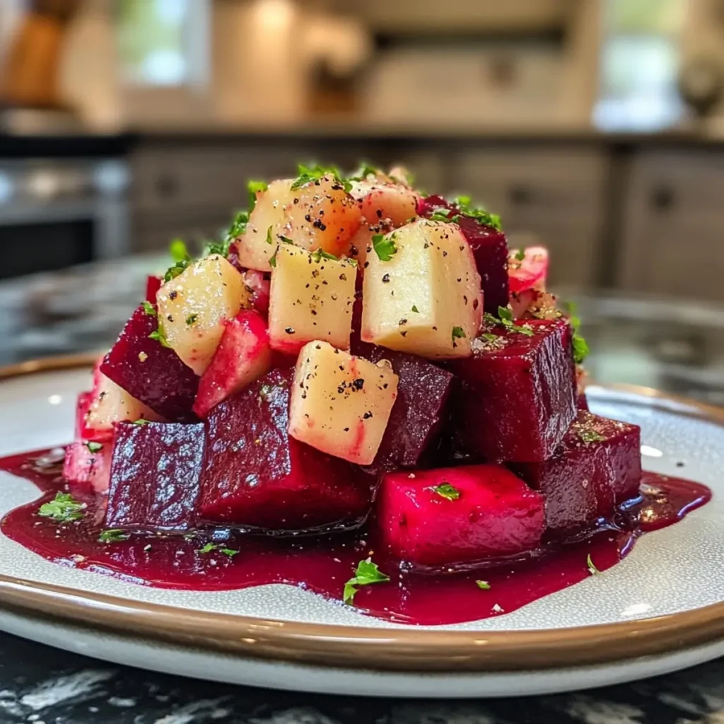 Roasted Beet Apple Salad